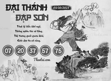 ĐẠI THÁNH ĐẠP SƠN 03/10/2023