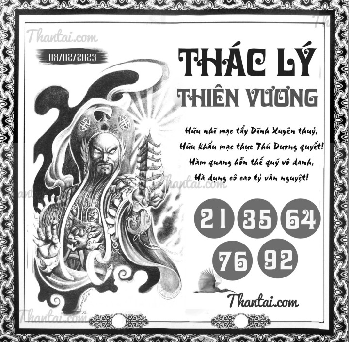 THÁC LÝ THIÊN VƯƠNG 01/02/2023