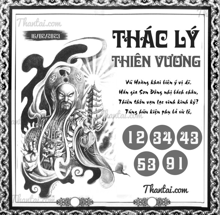 THÁC LÝ THIÊN VƯƠNG 01/02/2023