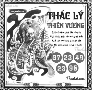 THÁC LÝ THIÊN VƯƠNG 04/03/2023