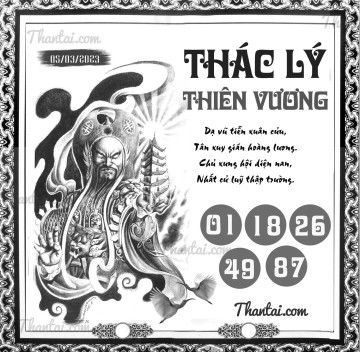 THÁC LÝ THIÊN VƯƠNG 05/03/2023