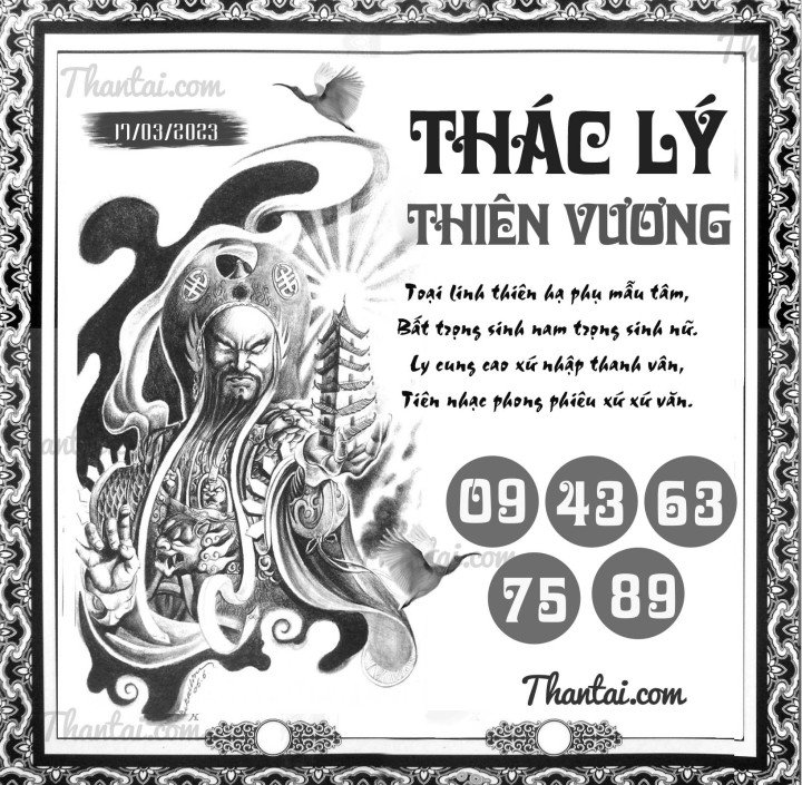 THÁC LÝ THIÊN VƯƠNG 02/03/2023