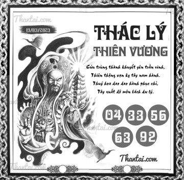 THÁC LÝ THIÊN VƯƠNG 19/03/2023