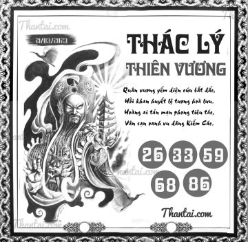 THÁC LÝ THIÊN VƯƠNG 21/03/2023