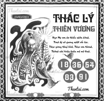 THÁC LÝ THIÊN VƯƠNG 23/03/2023