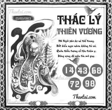 THÁC LÝ THIÊN VƯƠNG 25/03/2023