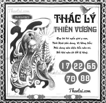 THÁC LÝ THIÊN VƯƠNG 26/03/2023