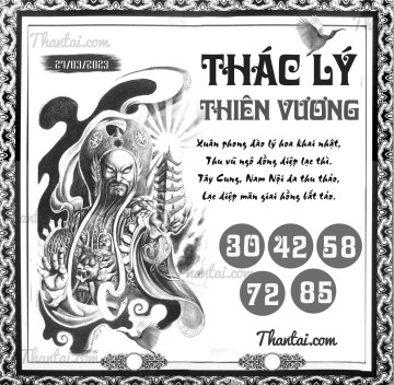 THÁC LÝ THIÊN VƯƠNG 27/03/2023