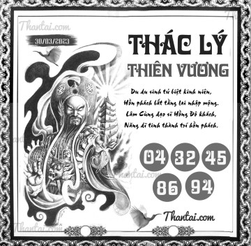 THÁC LÝ THIÊN VƯƠNG 30/03/2023