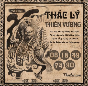 THÁC LÝ THIÊN VƯƠNG 11/05/2023