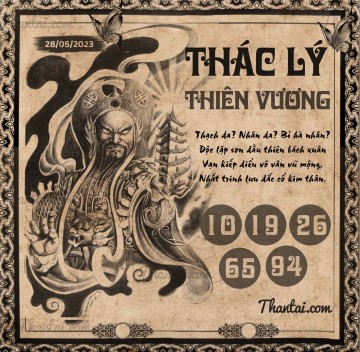 THÁC LÝ THIÊN VƯƠNG 28/05/2023