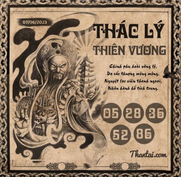 THÁC LÝ THIÊN VƯƠNG 07/06/2023