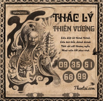 THÁC LÝ THIÊN VƯƠNG 13/06/2023