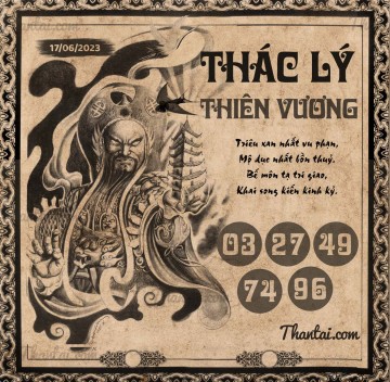 THÁC LÝ THIÊN VƯƠNG 17/06/2023