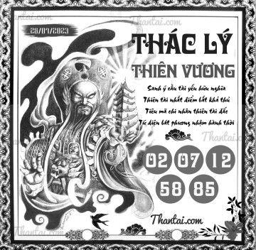 THÁC LÝ THIÊN VƯƠNG 28/07/2023