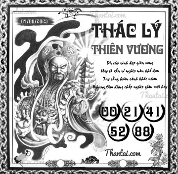 THÁC LÝ THIÊN VƯƠNG 07/08/2023