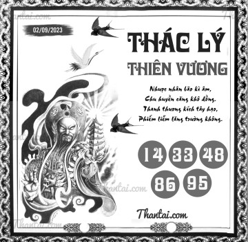 THÁC LÝ THIÊN VƯƠNG 02/09/2023