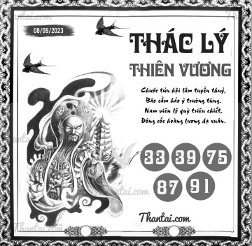 THÁC LÝ THIÊN VƯƠNG 08/09/2023