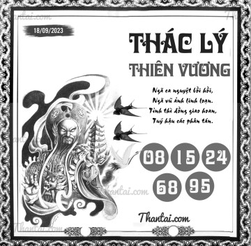 THÁC LÝ THIÊN VƯƠNG 18/09/2023