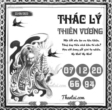 THÁC LÝ THIÊN VƯƠNG 22/09/2023