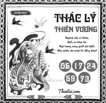 THÁC LÝ THIÊN VƯƠNG 23/09/2023