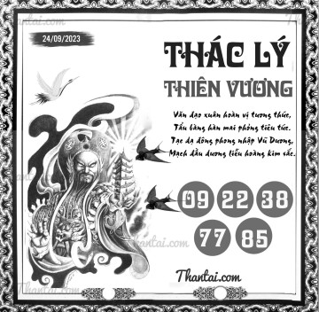 THÁC LÝ THIÊN VƯƠNG 24/09/2023