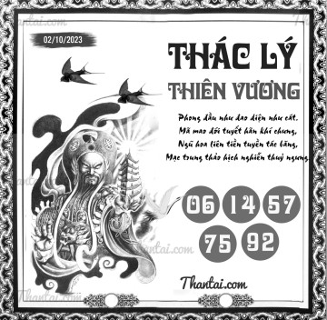 THÁC LÝ THIÊN VƯƠNG 02/10/2023