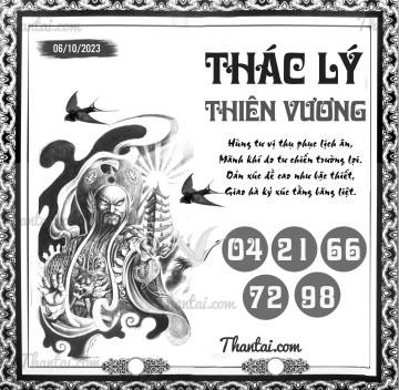 THÁC LÝ THIÊN VƯƠNG 06/10/2023