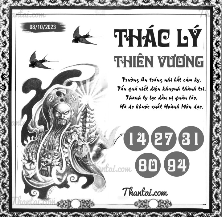 THÁC LÝ THIÊN VƯƠNG 23/09/2023