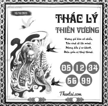 THÁC LÝ THIÊN VƯƠNG 10/10/2023