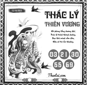 THÁC LÝ THIÊN VƯƠNG 12/10/2023