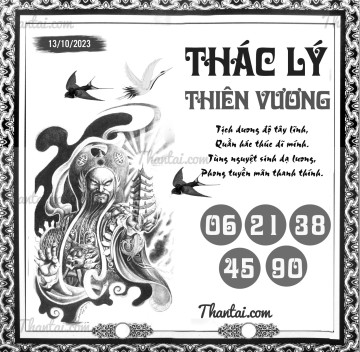 THÁC LÝ THIÊN VƯƠNG 13/10/2023