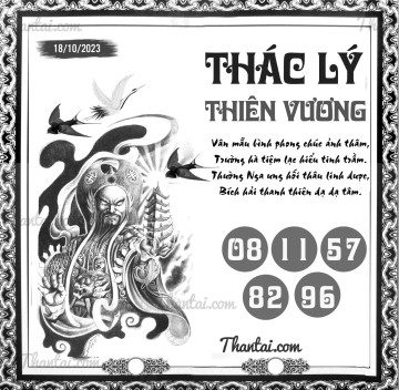 THÁC LÝ THIÊN VƯƠNG 19/10/2023