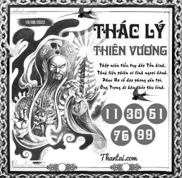 THÁC LÝ THIÊN VƯƠNG 19/08/2023