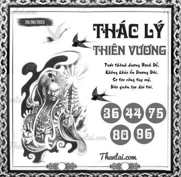 THÁC LÝ THIÊN VƯƠNG 26/08/2023