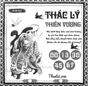 THÁC LÝ THIÊN VƯƠNG 28/08/2023