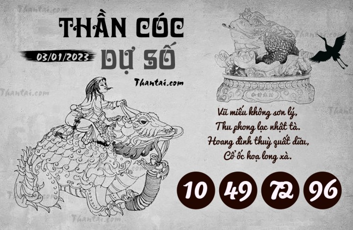 THẦN CÓC DỰ SỐ 01/01/2023