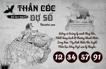 THẦN CÓC DỰ SỐ 05/01/2023