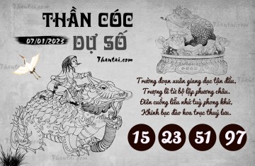 THẦN CÓC DỰ SỐ 07/01/2023