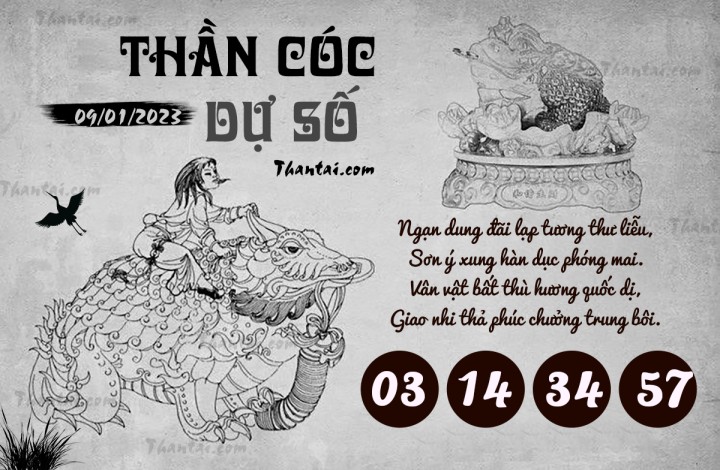 THẦN CÓC DỰ SỐ 01/01/2023