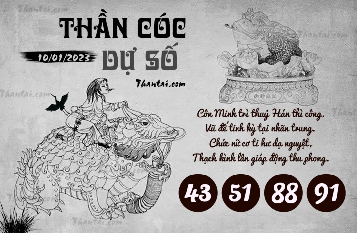 THẦN CÓC DỰ SỐ 01/01/2023