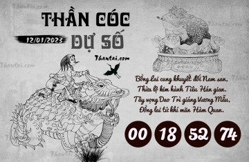 THẦN CÓC DỰ SỐ 12/01/2023