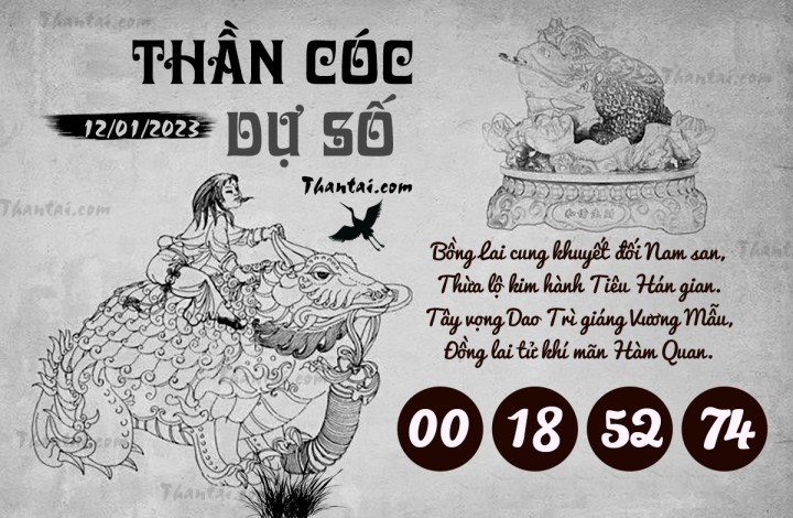 THẦN CÓC DỰ SỐ 01/01/2023