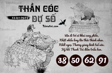 THẦN CÓC DỰ SỐ 13/01/2023