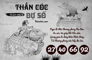 THẦN CÓC DỰ SỐ 14/01/2023