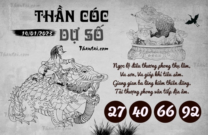 THẦN CÓC DỰ SỐ 01/01/2023