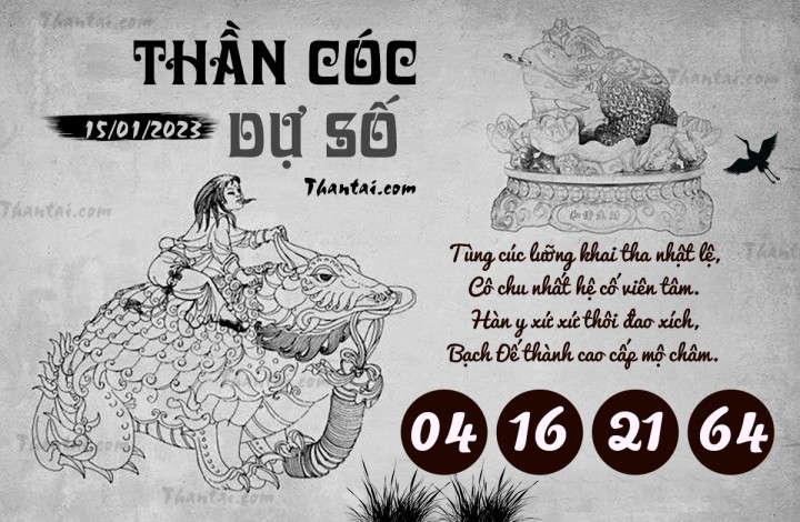 THẦN CÓC DỰ SỐ 01/01/2023
