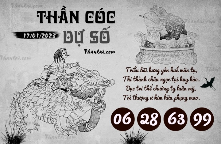 THẦN CÓC DỰ SỐ 02/01/2023