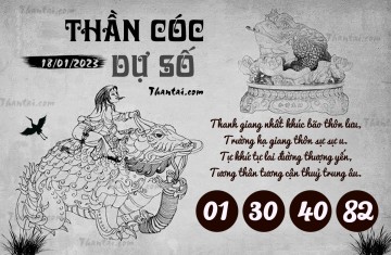 THẦN CÓC DỰ SỐ 18/01/2023