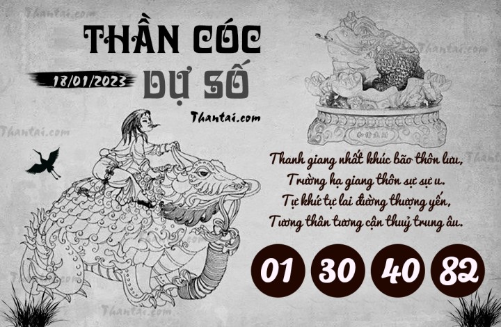 THẦN CÓC DỰ SỐ 03/01/2023